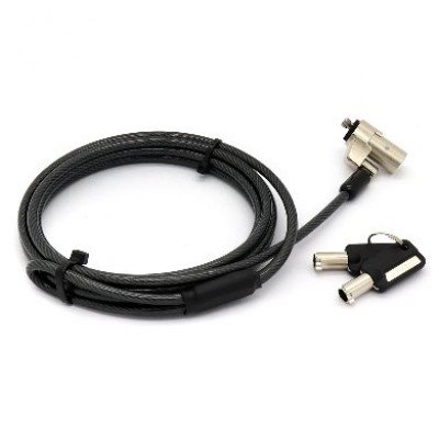 [COM30207] Candado wedge para laptop brobotix - llave redonda