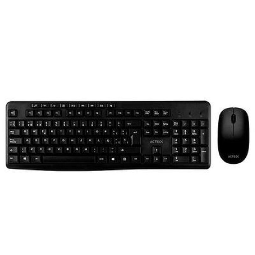 [KNM180119] Kit De Teclado Y Mouse Acteck KT28 Inalámbrico USB Español