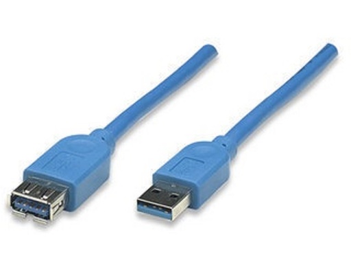 [ACC697170] Cable Manhattan USB Macho - USB Hembra 2 Metros