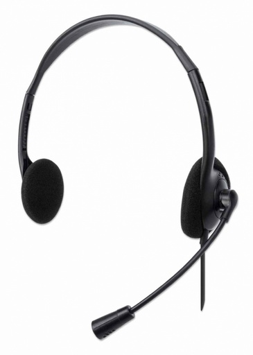 [AUD69778] Audífonos Con Micrófono Manhattan Alámbrico 1.5 Metros USB-A