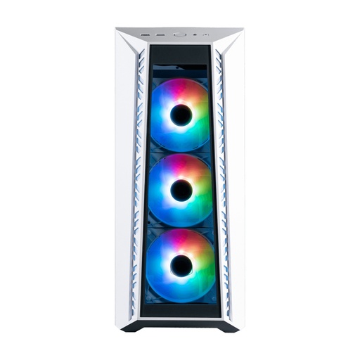 [CAB28486] Gabinete cooler master mb520 argb, midi-tower, atx, eatx, micro atx, mini itx, ventana lateral, 4x vent 120mm, blanco