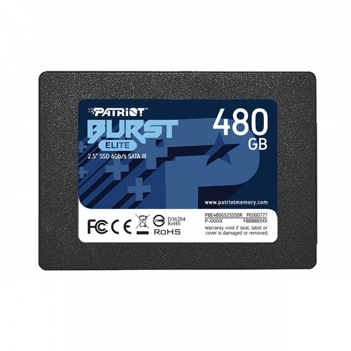 [SNR84009] Unidad SSD Patriot Burst Elite 480GB SATA III 2.5" 7mm