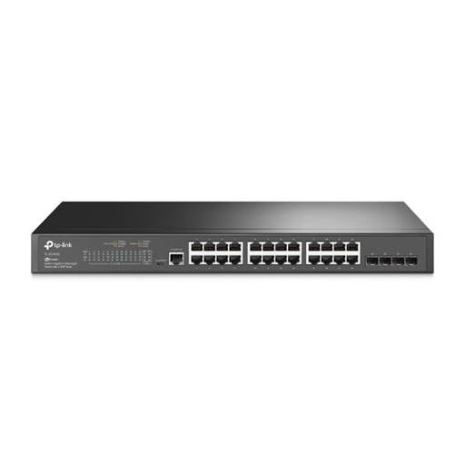 [NET10140-ALX] Switch TP-Link Gigabit Ethernet TL-SG3428 24 Puertos 10/100/1000Mbps + 4 Puertos SFP 56 Gbit/s 8.000 Entradas Gestionado