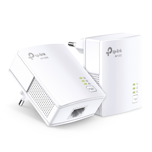 [ACC697238] Kit Adaptador Powerline Gigabit Ethernet TP-Link Tecnologia Homeplug AV2 1000mbps Hasta 300m Dentro De Casa