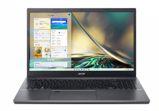 [COM36865] Laptop acer aspire 5 a515-57-72fp, core i7-12650h, 16gb, 512gb, 15.6 pulgdas fhd, win 11 pro, gris acero 1 año garantia + seguro contra robo