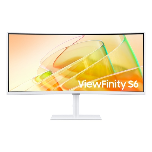 [MNS38289] Monitor Curvo Samsung ViewFinity S6 S65TC LED 34" Ultra Quad HD Ultra Wide FreeSync 100Hz HDMI Bocinas Integras 1x5W