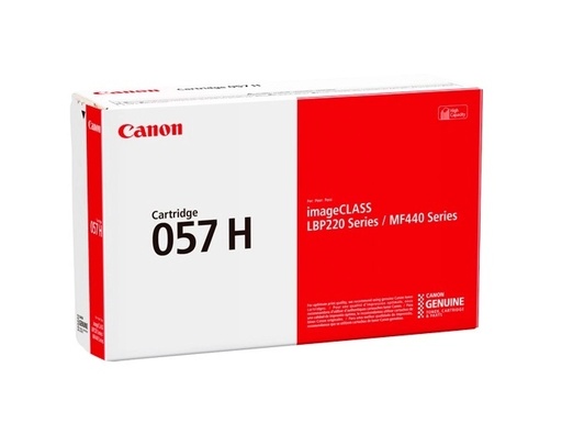 [PRI2719] Tóner Canon Cartridge 057H Negro 10,000 Páginas Compatible lbp226dw, mf445dw