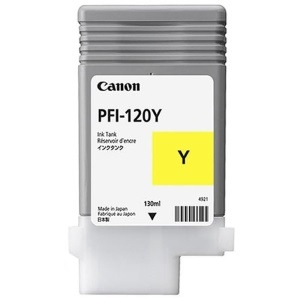 [PRI2720] Tanque de tinta canon pfi-120 y yellow rendimiento 130 ml, compatible con tm-200, tm-205, tm-300, tm-305.