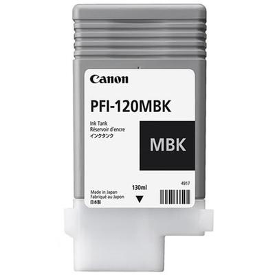 [PRI2722] Tanque de tinta canon pfi-120 mbk negro mate rendimiento 130ml, compatible con tm-200, tm-205, tm-300, tm-305.