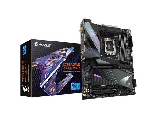 [MOB70482] Tarjeta madre gigabyte z790 a pro x wifi7 socket 1700 4*ddr5 8200 hdmi dp atx