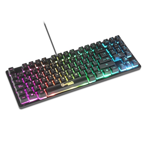 [KNM182109] Teclado De Membrana Gamer Getttech TKC 80% RGB Alámbrico Español