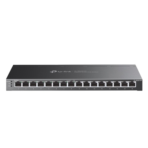 [NET30435] ﻿Switch TP-Link Gigabit Ethernet TL-SG2016P 16 Puertos 10/100/1000 Mbps 16 Gbit/s 8000 Entradas Administrable