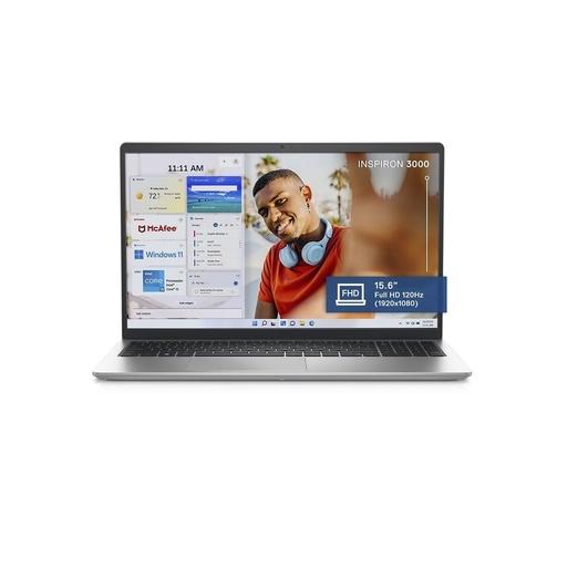 [COM36892] Laptop inspiron 3520 | intel core i5-1235u | 16 gb 2x8, 512 gb | 15.6 | hdmi | silver | r7xkg