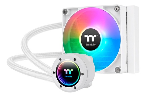 [COO100411] Sistema de enfriamiento thermaltake th120 v2 argb sync snow, intel y amd, 120mm, 3300rpm, blanco
