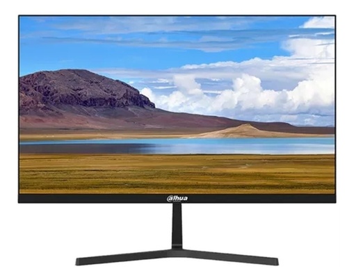 [ACC779142] Monitor led dahua 23.8 pulgadas, panel va, 1xhdmi, 1xvga, full hd, 6.5ms, 75hz, 24/7, altavoces, negro