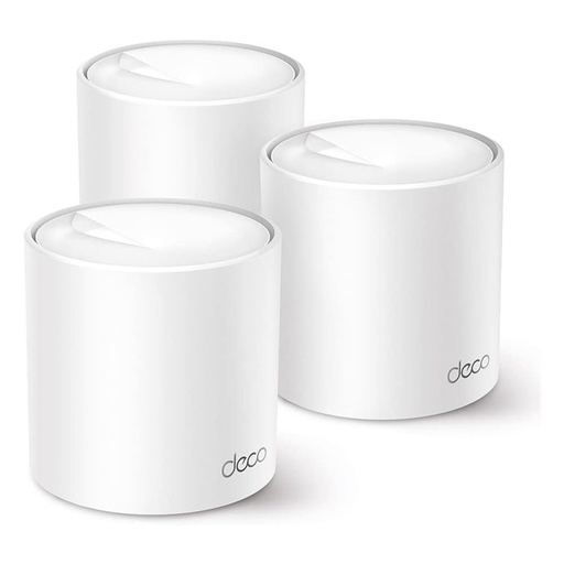 [NET30467] ﻿Router TP-Link con Sistema de Red Wi-Fi en Malla Deco X50 Wi-Fi 6 2402Mbit/s 3x RJ-45 2.4/5GHz 2 Antenas Internas 3 Piezas