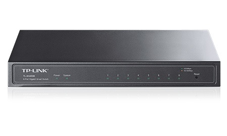 [NET984] Switch TP-LInk Gigabit Ethernet TL-SG2008 8 Puertos 10/100/1000Mbps 16 Gbit/s 8000 Entradas Gestionado