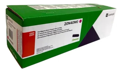 [PRI7137] Tóner Lexmark 20N40M0 Magenta, 1.500 Páginas