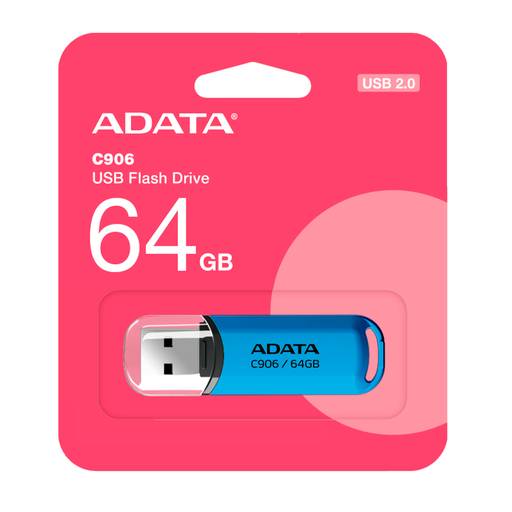 [SNR87924] Memoria usb 2.0 de 64gb c906 - diseño clásico y compacta. np. ac906-64g-rwb. color azul