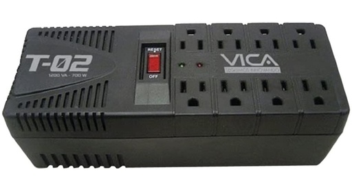 [POW51121] Regulador Vica T-02 300J 700W Entrada 127V 8 Contactos