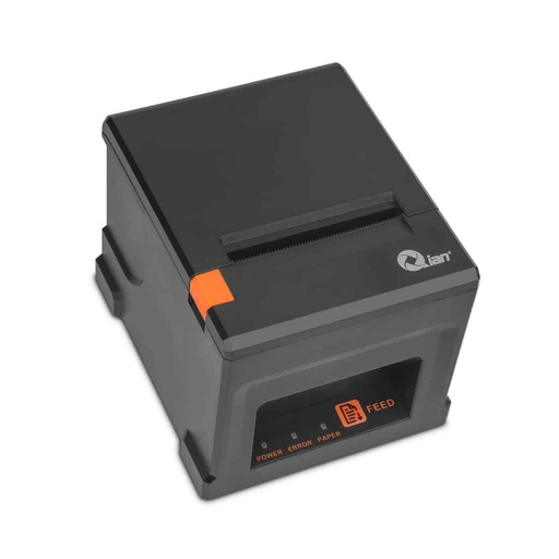 [POS837] Qian QOP-T80BL-RI Impresora de Tickets, Térmico, 203PPP, USB, Bluetooth, Negro