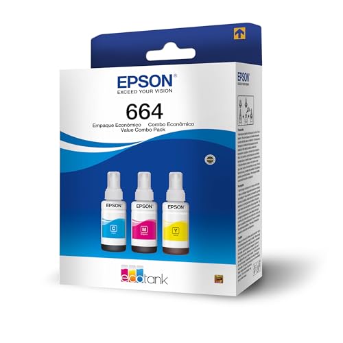 [PRI7179] Kit tintas de color epson t664 3 pzas