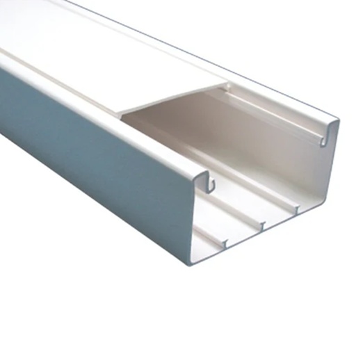 [WIR85268] Canaleta De PVC Con Tapa Thorsman TEK-100 Auto Extinguible 100 x 52 x 2500mm