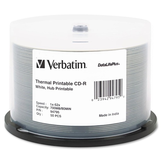 [SNR87958] Torre De Discos Verbatim 94755 CD CD-R 52x 50 Discos 