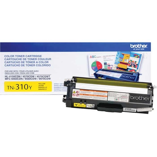[PRI7192] Tóner brother tn310y rendimiento 1500 páginas color amarillo