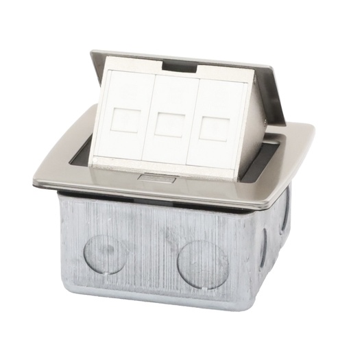 [WIR85311] Mini Caja De Piso Thorsman TH-MC-PD Para Datos y Conectores Tipo Keystone