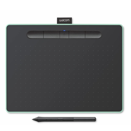 [COM37110] Tableta Gráfica Wacom Intuos M 216 x 135mm, Alámbrico/Inalámbrico, USB/Bluetooth, Negro/Aqua
