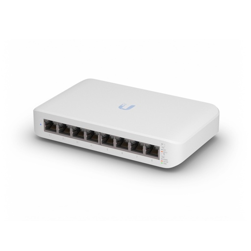 [NET30733] Ubiquiti unifi switch lite usw-lite-8-poe - conmutador - gestionado - 8 x 10/100/1000 (4 poe+) - sobremesa, montaje en pared - poe+ (52 w)