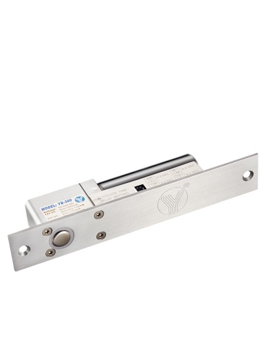 [SEC1118] Yli yb300 - contrachapa eléctrica de perno para control de acceso / salida no / retardo 3,6 y 9 segundos / voltaje dual / soport