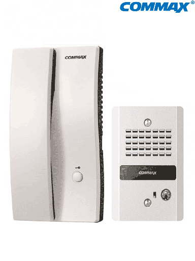 [SEC1130] Commax dp2sdr2gn - kit de interfon con frente de calle y auricular conexión a 2 hilos, conecta equipo extra con clave 29042 cuen