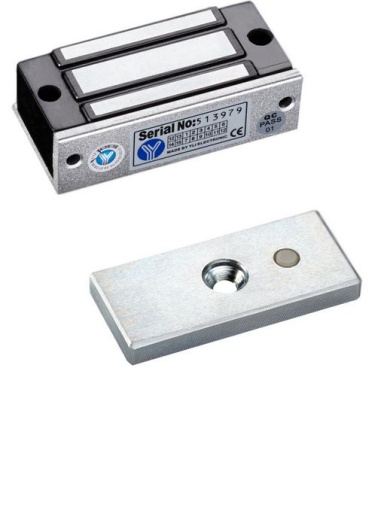 [SEC1136] Yli ym60 - contrachapa magnetica para control de acceso / 60  kg / hasta 120  lb / 12 vdc/ #nuevoprecio