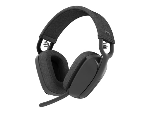[SEC98472] Audífonos con Micrófono Logitech Zone Vibe Wireless, respuesta de frecuencia 20Hz-2000Hz, Bluetooth. Color Grafito.