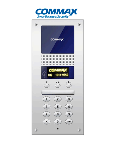 [AUD69809] Commax dr2ag - panel de audio / para edificios / desde 4 hasta 1000 auriculares / conexión por 2 hilos / audiogate