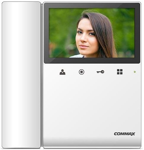 [MNS35142] Commax cdv43k2 - monitor para videoportero a color de 4.3 pulgadas con función de apertura de puerta, compatible con soluciones 