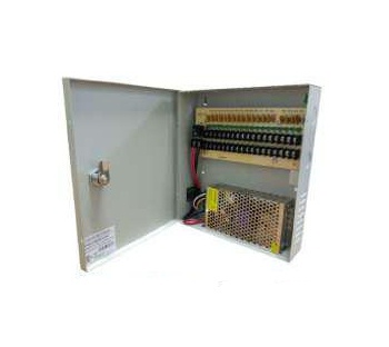 [POW51216] Fuente De Poder Regulada Saxxon PSU1210D18 12V 10A Para 18 Cámaras