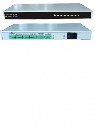 [POW51227] Saxxon psu1220d18us - fuente de poder regulada 12v cd / rackeable / 20 amperes / distribuidor para 18 camaras / certificacion ul