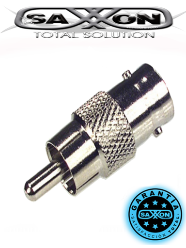 [SEC1256] Saxxon psubr02 - bolsa de 10 conectores de b nc hembra a rca macho