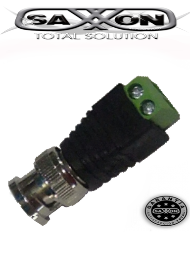 [SEC1262] Saxxon psubr14 - bolsa de 10 conectores b nc macho con terminales tipo tornillo