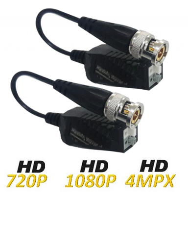 [NET1091] Utepo utp101phd4bpaq- paquete de 100 pares de transceptores pasivo 4 en 1 / hdcvi 720p 250m, 1080p 200m  / tvi 720p 250m, 1080p 