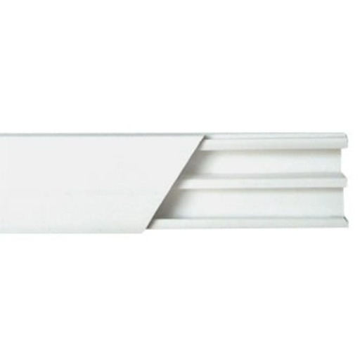 [WIR85487] Canaleta Con Division De PVC Thorsman TMK-1020-CD Auto Extinguible 20x10mm 2.5m