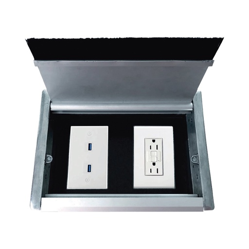 [WIR85489] Caja Universal Vacía De 2 Módulos Thorsman CE-UNI-2M Instalación En Escritorio