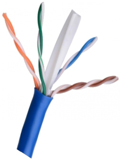 [NET1100] Cable UTP SAXXON CCA Categoria 6 Interior 305Mts Redes Video 4 Pares OUTP6CCA305AZ3