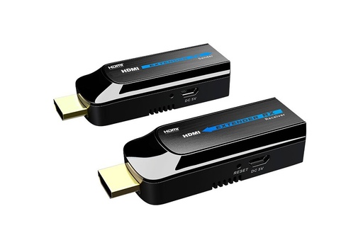 [NET1102] Saxxon lkv372s- kit mini extensor  hdmi/ cable utp recomendado cat 6/ 6a/  1080p / 50 metros /30 hz / alimentacion micro  usb / 