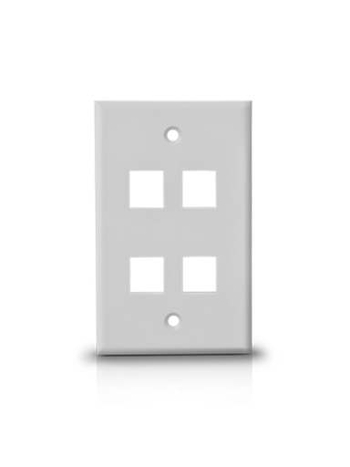[ACC697420] Placa De Pared TVC A1754A De 4 Salidas Tipo Keystone