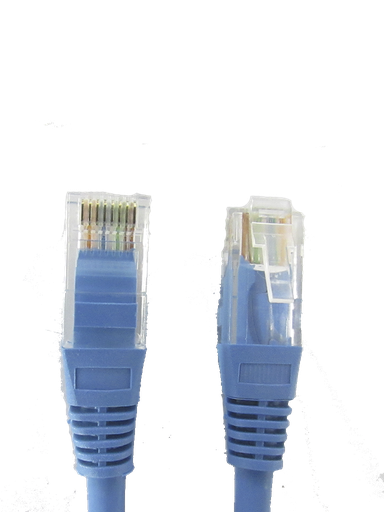 [NET1137] Saxxon p63ua - cable patch cord utp 3 metros / cat 6 / color azul