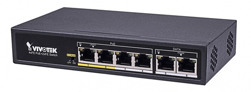 [NET1139] Switch Poe Vivotek awfet060c065 No Administrable 4 Puertos Poe Fe / 2 Puertos Fe hasta 200mts